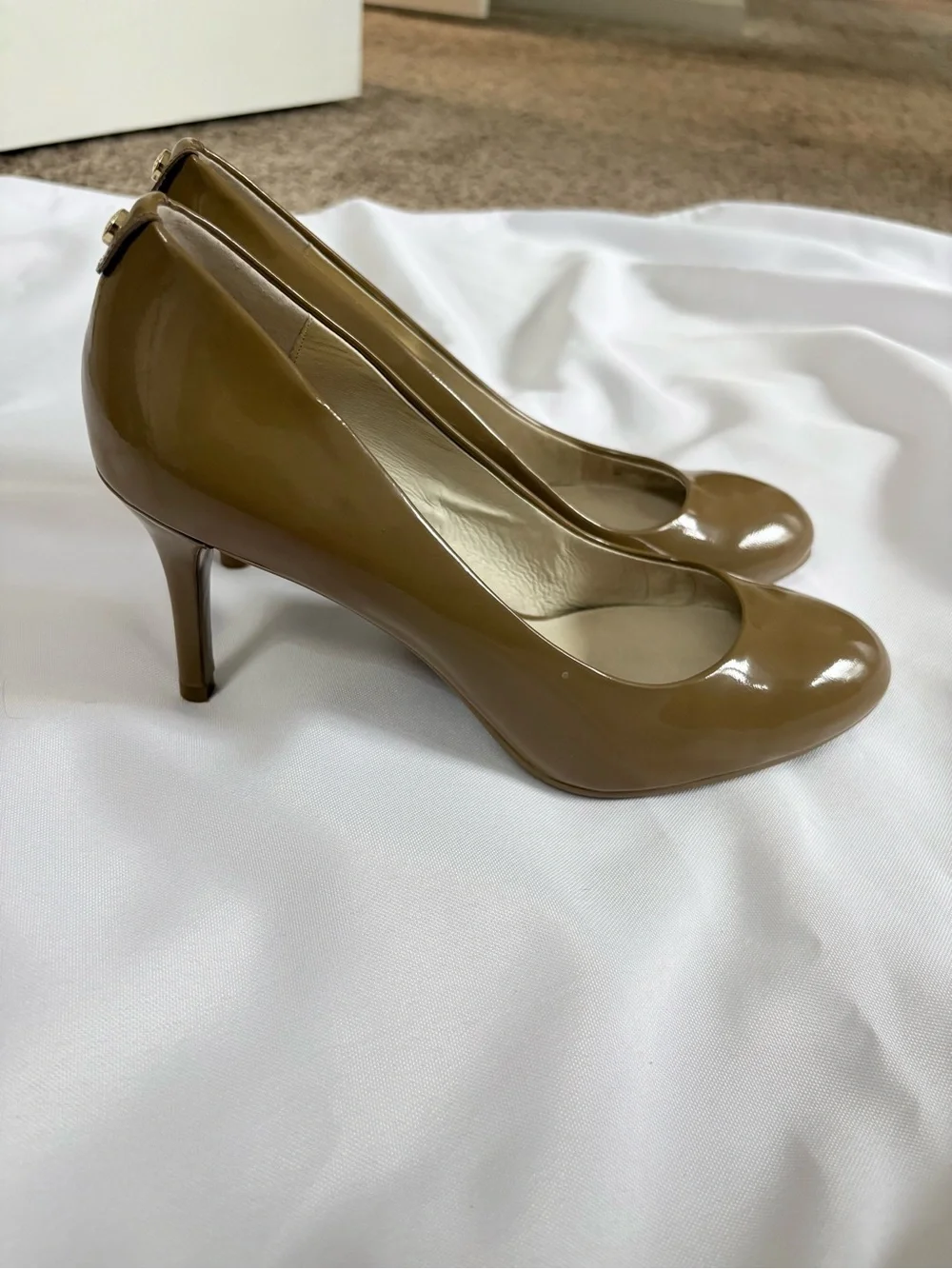 Michael Kors - Patent Leather Heels (Brown/Tan)